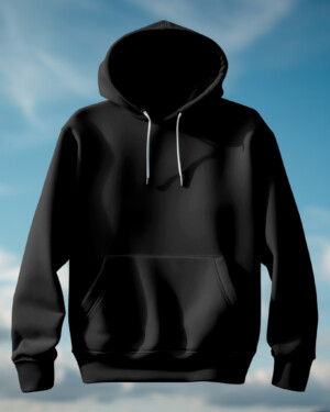 Black Hooded Sweatshirt