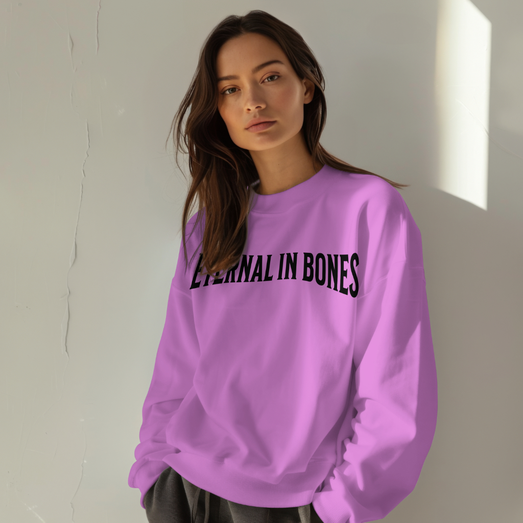 Purple Front & Back Printed Sweatshirt - Falkore