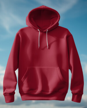 Red Hooded Sweatshirt