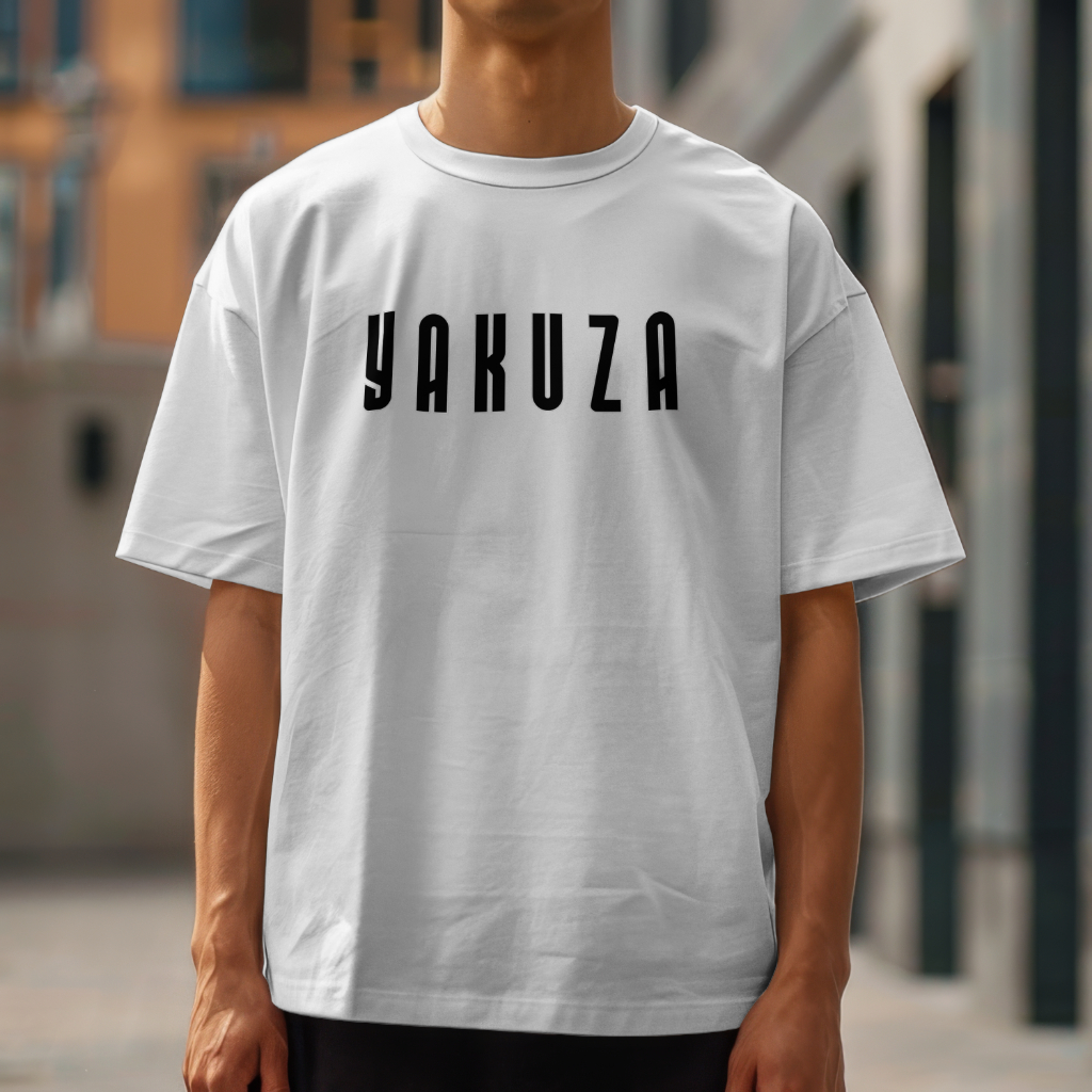 White Yakuza Printed Oversize - Image 2